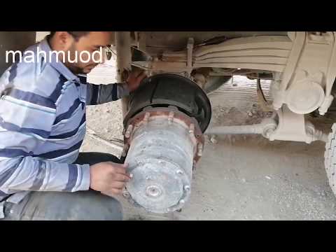 تركيب تيل فرامل سياره مرسيدس بنز موديل 1990