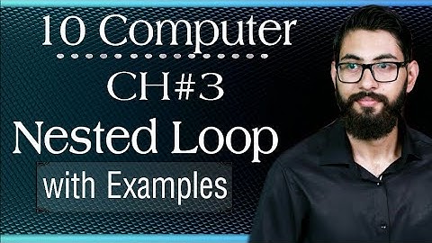 NESTED Loop in GW BASIC | Loop Structure | 10 class computer chapter 3