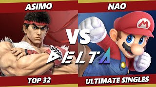 Delta 5 - Asimo (Ryu) Vs. Nao (Mario) Smash Ultimate - SSBU