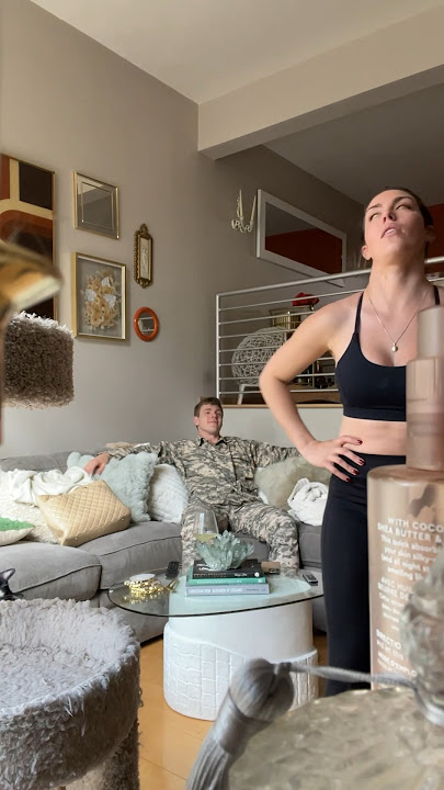Soldier sets up hidden camera to surprise wife 🥹
