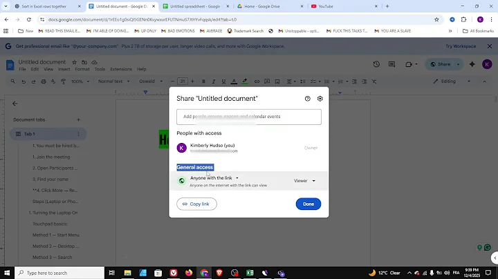 How To Manage Access In Google Docs - Full Guide