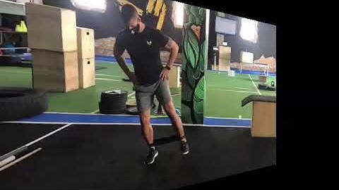 Fortalecimento de joelho com elástico.