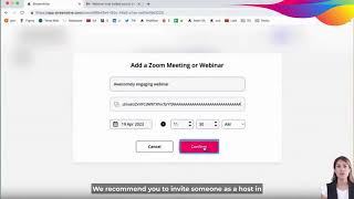 How to connect StreamAlive to a Zoom Webinar