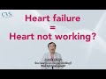 1 Minute with CVSKL: Dr. David Chew - Heart Failure = The Heart Can Fail?