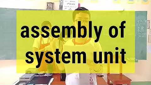 PERSONAL COMPUTER DISASSEMBLY AND ASSEMBLY MHS STUDENTS 9-BALAGTAS