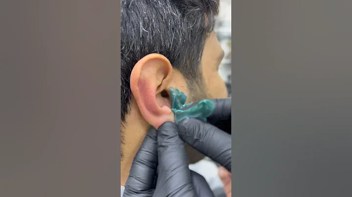 Ear wax  clean all ear. 👂 hair #viral #barber #haircut #wax #shortsvideo @watchmyslap