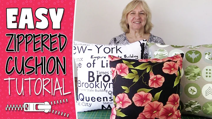 EASY Zippered Cushion Cover Tutorial