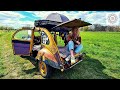 Oldtimer Ente zum coolen Minicamper ausgebaut - Citroen 2 CV mal anders