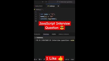 JavaScript Interview Question #shorts #coding #javascript #interview
