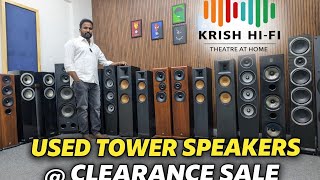 PRE-OWNED PREMIUM TOWER SPEAKERS & AMPLIFIERS CLEARANCE SALE | KRISH HI-FI BANGALORE screenshot 1