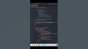 How to create an animated 3D flip of  image with text #css #3d #flip #image #shorts