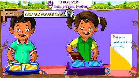 ધોરણ 5 અંગ્રેજી unit-4  Little Steps ten, eleven, twelve
