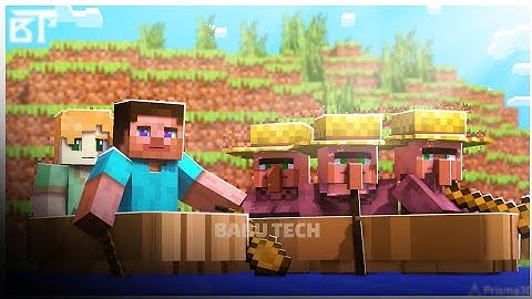 Alex and Steve Find New Island | Babu Tech | Prisma 3D Minecraft Animation