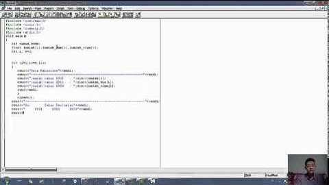 Array 2 Dimensi Data Penjualan