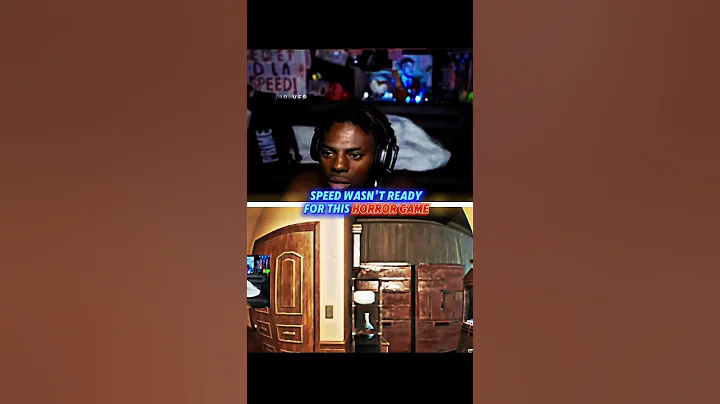 IShowSpeed’s FUNNIEST horror game reaction 😂#shorts