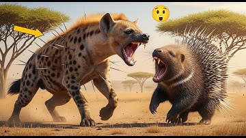 Brave Heroes Save a Helpless Hyena Cub from a Giant Python’s Deadly Grip! #animals #wildlife #help