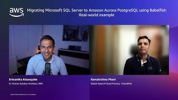 Modernizing MS SQL Server using Babelfish for Aurora PostgreSQL Case Study | Amazon Web Services