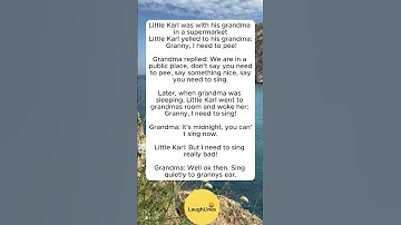 Grandma’s “Sing Instead of Pee” Rule Goes Hilariously Wrong #funny #laugher #jokes  #hilarious