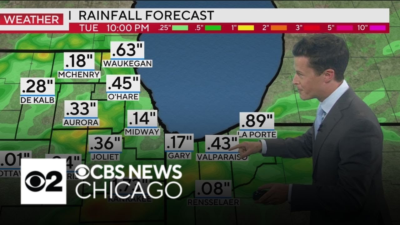 More rain for Tuesday in Chicago - YouTube