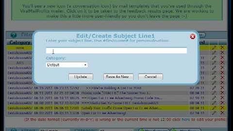 VMP Step 2 Templates Subject Lines