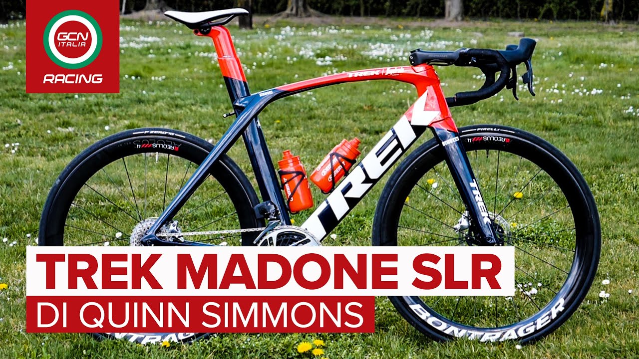 La Trek Madone SLR 9 di Quinn Simmons | Biciclette dei professionisti -  YouTube