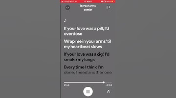 Thumbnail of In your arms, by sombr @somb.r #sombr#lyrics #inyourarms#song#music
