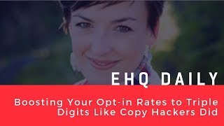 Grow Your Email List By 100+ Per Day (Email Popup Design) - Joanna Wiebe Interview, Copy Hackers