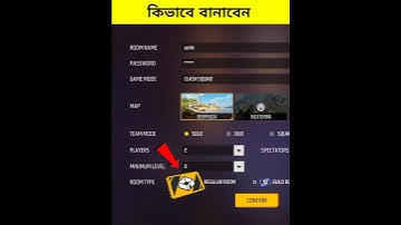How to Create Custom Room in Free Fire #shorts #custom #freefire #arashikgaming