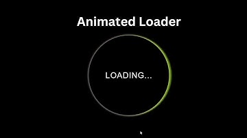 Color Changing Loader Using HTML And CSS || Animated Loader Ring