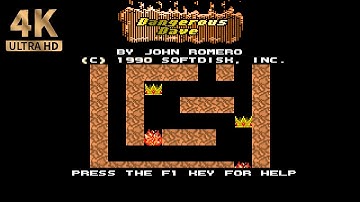 Dangerous Dave / Longplay (Full Playthrough) PC DOS 4K