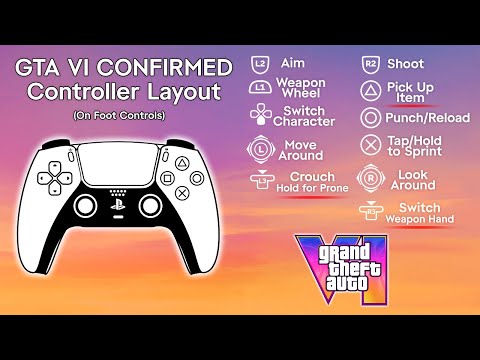 Видео: GTA VI Controller Layout LEAKED (2024)