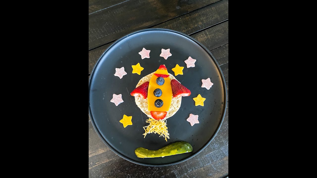 Spaceship Blast Off Food Art Creatable
