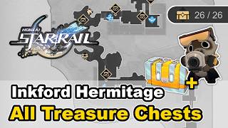 Honkai Star Rail - Inkford Hermitage - All Treasure Chest Locations (Chests & Furbobo Treasure)