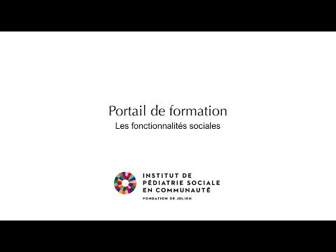 Portail IPSC - Fonctionnalités sociales