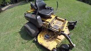 Fixing up a neglected zero turn mower.