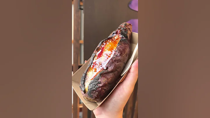 #RoastedSweetPotato🍠✨ Custard and sweet potato are perfect together!