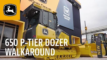 Kolik váží buldozer John Deere 650?