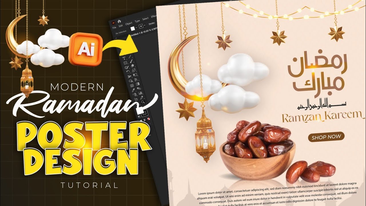 Ramzan Poster Design | Ramadan Poster Design | Social Media Poster Design | Creative Poster design