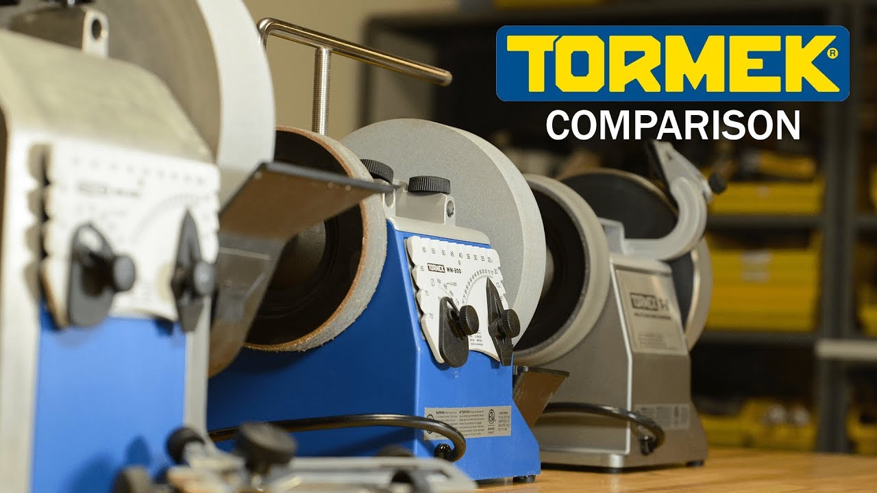 Comparing the Tormek T8, T4, and T2 