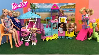 Barbie Oyunları | Barbie Kızlarını Oyun Parkına Götürüyor #barbie