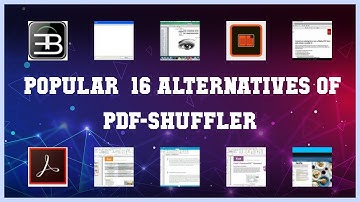 PDF-Shuffler | Top 16 Alternatives of PDF-Shuffler