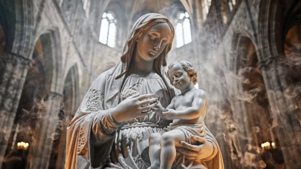 Ave Maria Gratia Plena | 40 Minutes Gregorian Chant Prayer (Latin & English) for Peace & Healing