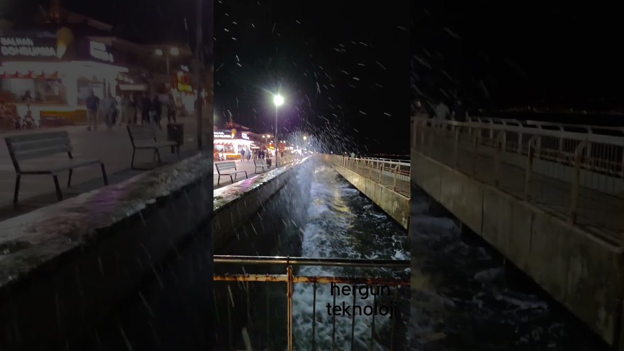 Mudanya Kordonu Gece Atmosferi | Mudanya Waterfront Night Walk