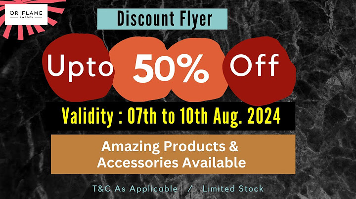 SALE • UPTO 50% Off • 7th.-10th. August 2024 • Lipsticks • Nail Paints • Perfume • Accessories