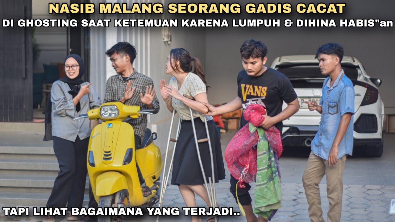 NASIB MALANG SEORANG GADIS LUMPUH‼️DITOLAK SEMUA PRIA TAPI MALAH DICINTAI BOS YANG NYAMAR PEMULUNG‼️