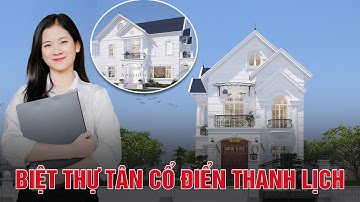 Đón xem mẫu biệt thự 2 tầng mái Thái tân cổ điển sang trọng tại Cần Thơ