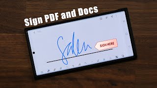 How To Sign PDF Documents on Any Samsung Galaxy Smartphone (Free and Easy)