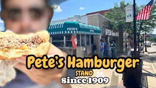 I tried Wisconsin OLDEST Hamburger Stand.  EST 1909  #burger #history