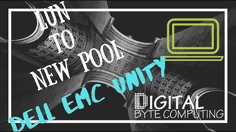 How to MOVE A LUN to ANOTHER STORAGE POOL on a DELL EMC UNITY SAN