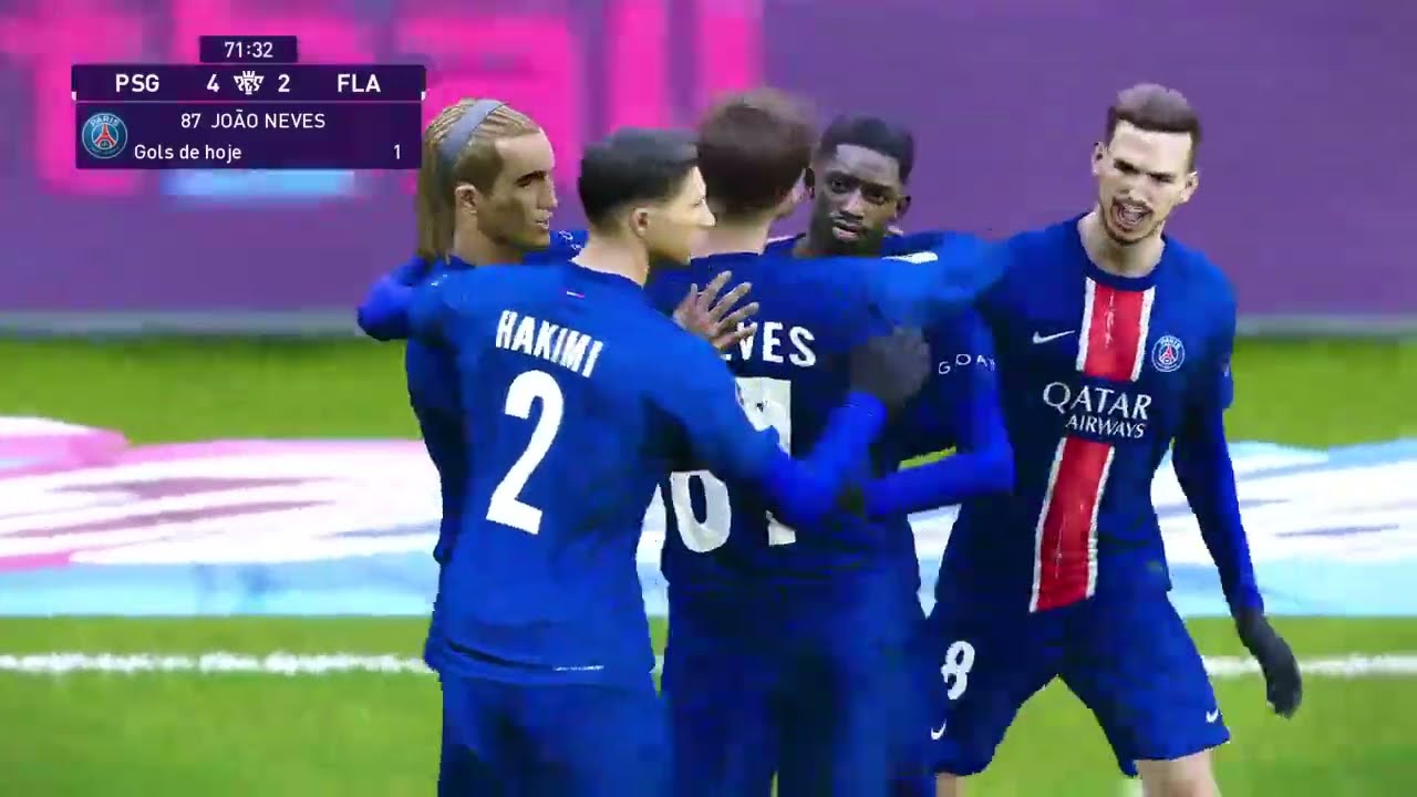 P5G X FL4M3NG0| 40 V1V0 C0M 1M4G3NS| JOGO DE HOJE| pes 21 Gameplay ps4
